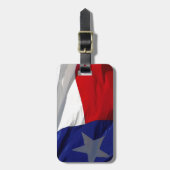 Étiquette À Bagage Drapeau du Texas Pop Art (Devant Vertical)