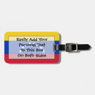 Étiquette À Bagage Drapeau du Venezuela Easy ID Personal
