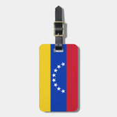 Étiquette À Bagage Drapeau du Venezuela Easy ID Personal (Devant Vertical)