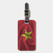Étiquette À Bagage Drapeau Du Vietnam (Devant Vertical)