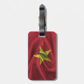 Étiquette À Bagage Drapeau Du Vietnam (Dos Vertical)