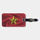Étiquette À Bagage Drapeau Du Vietnam (Dos horizontal)