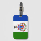 Étiquette À Bagage Drapeau du Yukon, Canada (Devant Vertical)