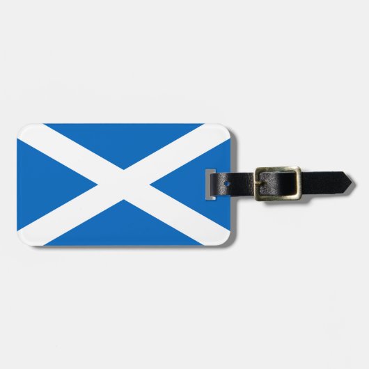 Étiquette À Bagage Drapeau écossais (Devant horizontal)