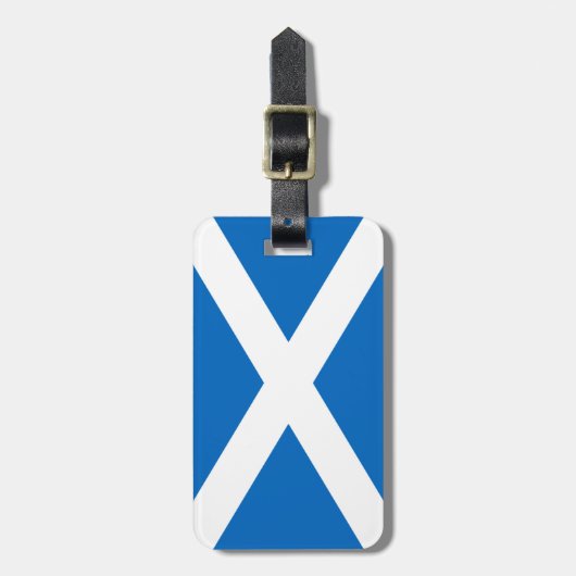 Étiquette À Bagage Drapeau écossais (Devant Vertical)