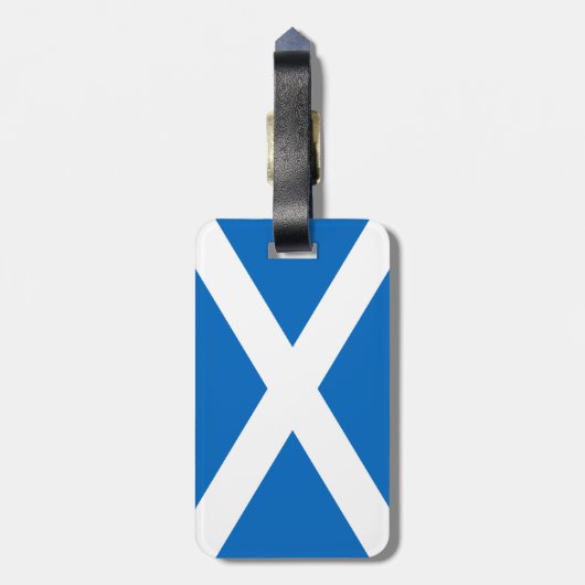 Étiquette À Bagage Drapeau écossais (Dos Vertical)