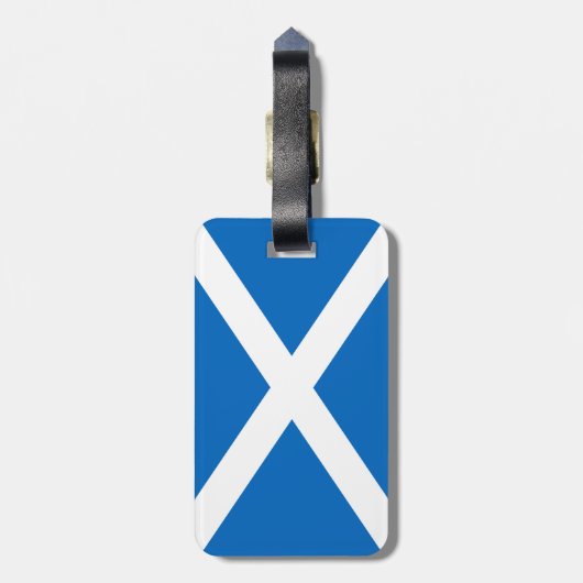Étiquette À Bagage Drapeau écossais Saltire (Dos Vertical)