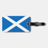 Étiquette À Bagage Drapeau écossais Saltire (Dos horizontal)