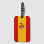 Étiquette À Bagage Drapeau Espagne (Devant Vertical)