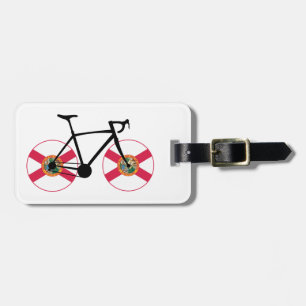 Étiquette À Bagage Drapeau Floride Cyclisme