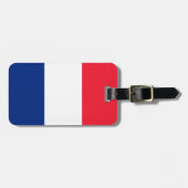 Étiquette À Bagage Drapeau français (Devant horizontal)