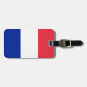 Étiquette À Bagage Drapeau français (Devant horizontal)