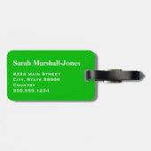 Étiquette À Bagage Drapeau gallois du Dragon rouge (Dos horizontal)