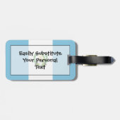 Étiquette À Bagage Drapeau Guatemala Easy ID Personal (Dos horizontal)