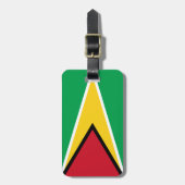 Étiquette À Bagage Drapeau Guyana (Devant Vertical)