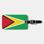 Étiquette À Bagage Drapeau Guyana Easy ID Personal (Devant horizontal)