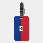 Étiquette À Bagage Drapeau Haïti (Devant Vertical)