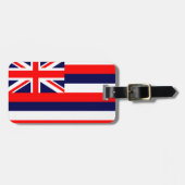 Étiquette À Bagage Drapeau HAWAII - (Devant horizontal)