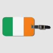Étiquette À Bagage Drapeau irlandais (Devant Horizontal)