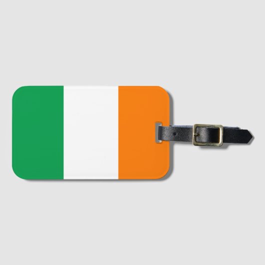 Étiquette À Bagage Drapeau irlandais (Devant Horizontal)