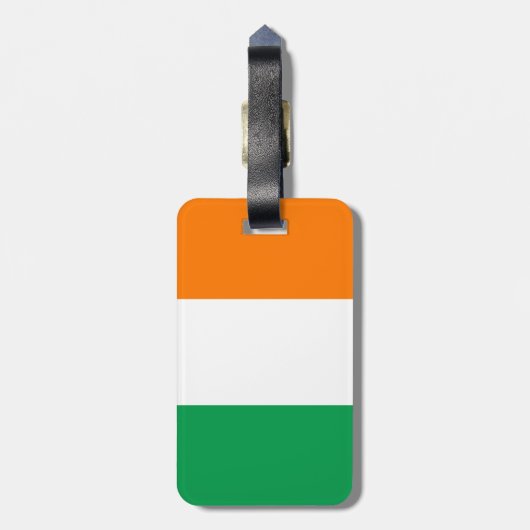 Étiquette À Bagage Drapeau irlandais (Dos Vertical)