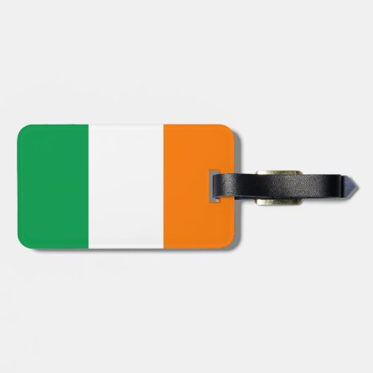 Étiquette À Bagage Drapeau irlandais (Dos horizontal)
