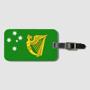 Étiquette À Bagage Drapeau irlandais australien