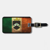 Étiquette À Bagage Drapeau irlandais Davis Crest (Devant horizontal)
