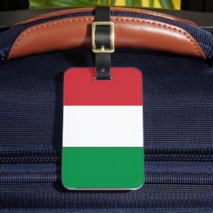 Étiquette À Bagage Drapeau Italie