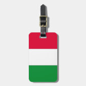 Étiquette À Bagage Drapeau italien (Devant Vertical)