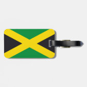 Étiquette À Bagage Drapeau jamaïcain (Dos horizontal)