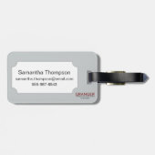 Étiquette À Bagage Drapeau japonais (Dos horizontal)