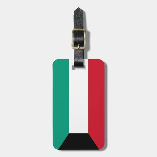 Étiquette À Bagage Drapeau Koweit Easy ID Personal (Devant Vertical)