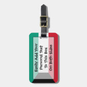 Étiquette À Bagage Drapeau Koweit Easy ID Personal (Devant Vertical)