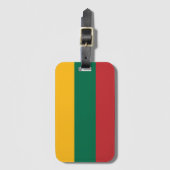 Étiquette À Bagage Drapeau Lituanie (Devant Vertical)