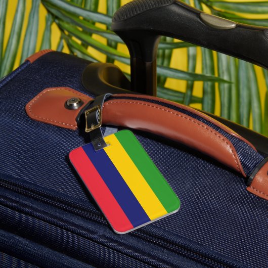 Étiquette À Bagage Drapeau mauricien (Insitu Rectoal 1)