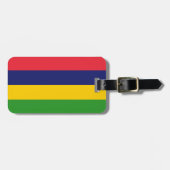 Étiquette À Bagage Drapeau mauricien (Devant horizontal)