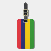 Étiquette À Bagage Drapeau mauricien (Devant Vertical)