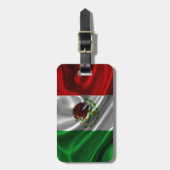 Étiquette À Bagage Drapeau mexicain (Devant Vertical)