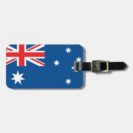 Étiquette À Bagage Drapeau national australien (Devant horizontal)