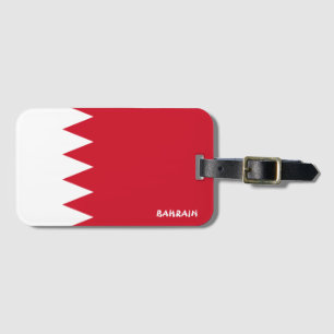 Étiquette À Bagage Drapeau national de Bahreïn patriotique