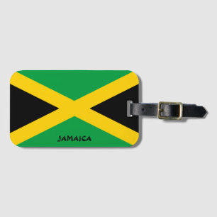 Étiquette À Bagage Drapeau national de Jamaïque patriotique