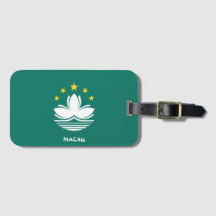 Étiquette À Bagage Drapeau national de Macao patriotique