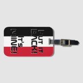 Étiquette À Bagage Drapeau National d'Egypte Funny Patriotique (Devant Horizontal)