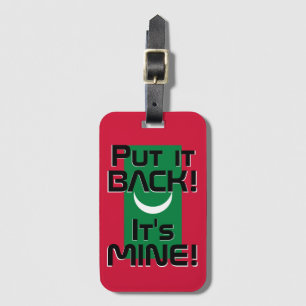 Étiquette À Bagage Drapeau National des Maldives Funny Patriotique