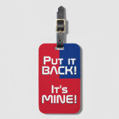 Étiquette À Bagage Drapeau national des Samoa Funny Patriotic (Devant Vertical)