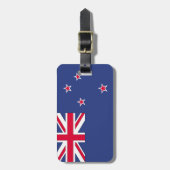 Étiquette À Bagage Drapeau néo-zélandais (Devant Vertical)