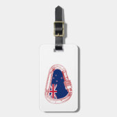 Étiquette À Bagage Drapeau néo-zélandais Escalade carabiner (Devant Vertical)