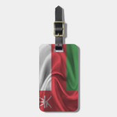 Étiquette À Bagage Drapeau Oman (Devant Vertical)