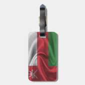 Étiquette À Bagage Drapeau Oman (Dos Vertical)